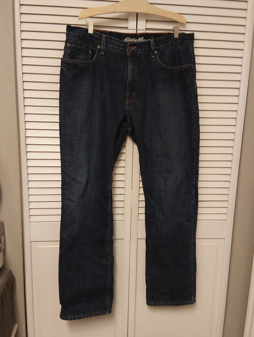 Eddie Bauer Fleece Lined Straight Fit Jeans
